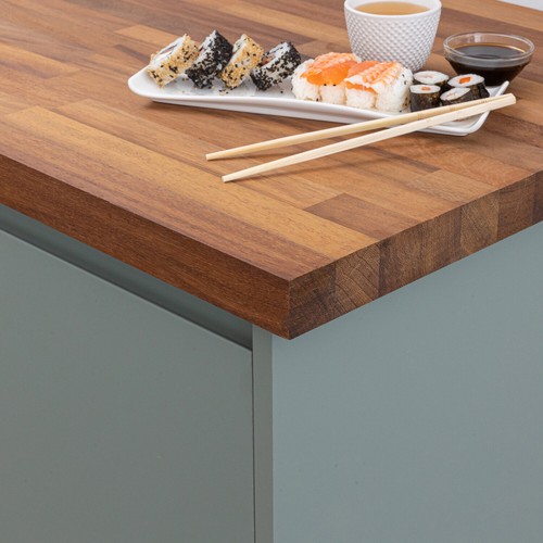 Solid iroko wood worktops - wood, |