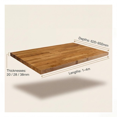 Sale solid oak kitchen worktop - solid,