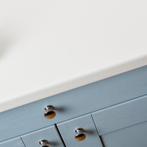 White matt laminate - matt, kitchen