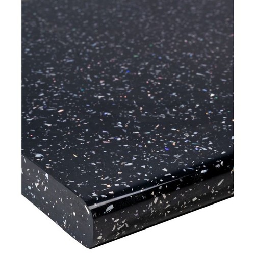 Kitchen worktop black sparkle - worktop,