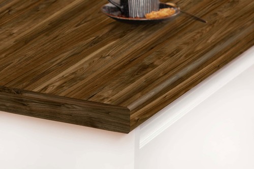 Dark walnut laminate worktops - dark,