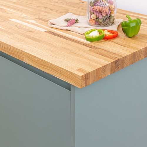 Solid oak kitchen wood - kitchen,